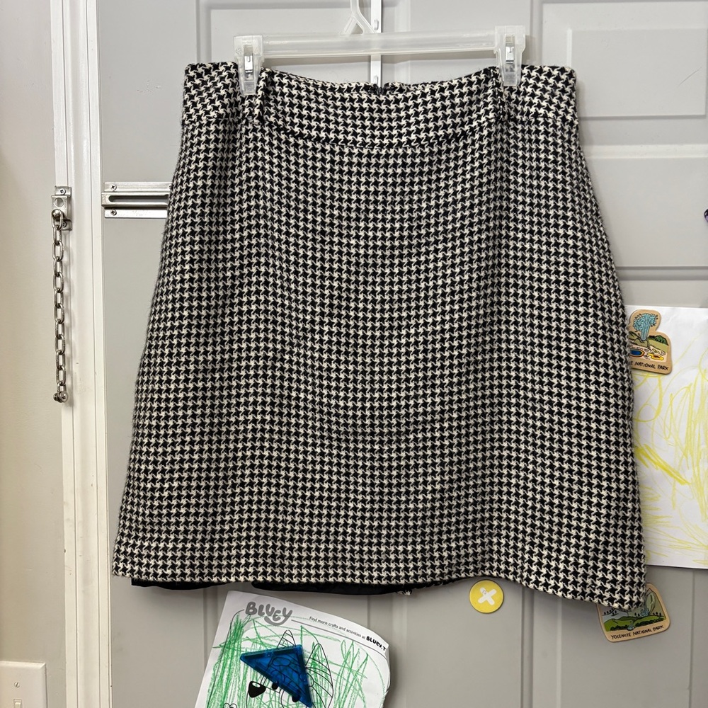 Charter Club Black and White A-Line Skirt